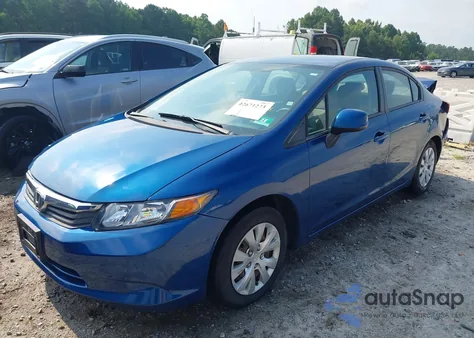 2012 Honda Civic Lx из США, поврежденный, VIN 2HGFB2F50CH535124